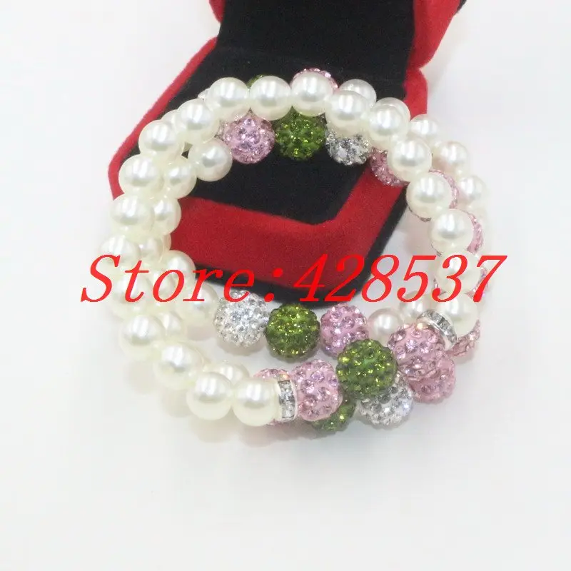 Бесплатная доставка 3 шт. зеленые розовые белые кристаллы глиняные стразы CZ