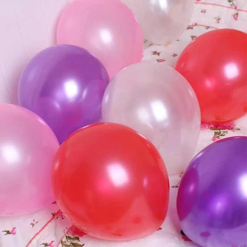 Фиолетовый клипсы для воздушных шаров 50pcs10 дюймов жемчужные латексные шары