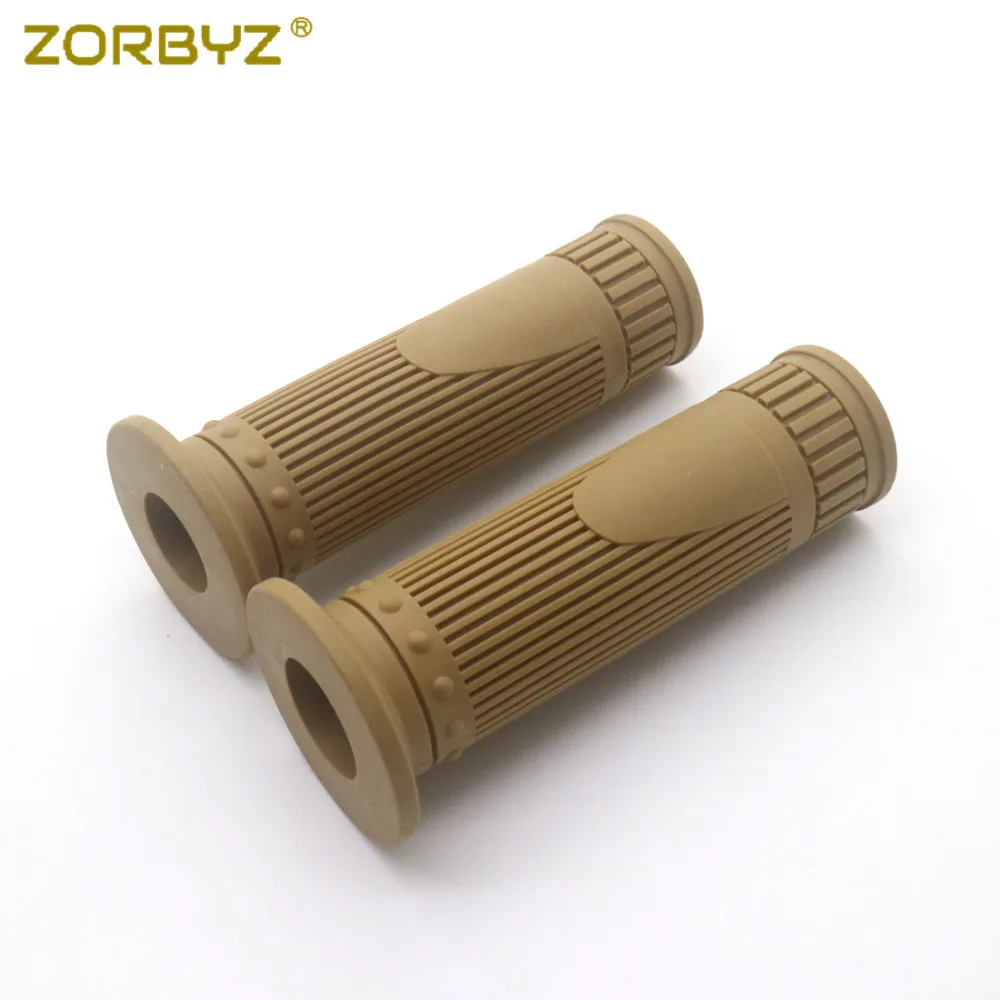 ZORBYZ Универсальный руль мотоцикла 22 мм 7/8 &quotрезиновая рукоятка для Kawasaki Suzuki Honda KTM