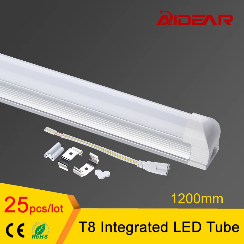 Интегрированная Светодиодная трубка T8 1200 мм 18 Вт CE Rohs 4ft по низкой цене|integrated led