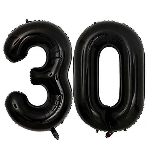 Кофе 2 шт 30/40 дюймовые шары с гелием из розовой фольги с цифрами 18, 20, 25, 30, 50 лет, аксессуары для украшения дня рождения для взрослых - Цвет: Кофе