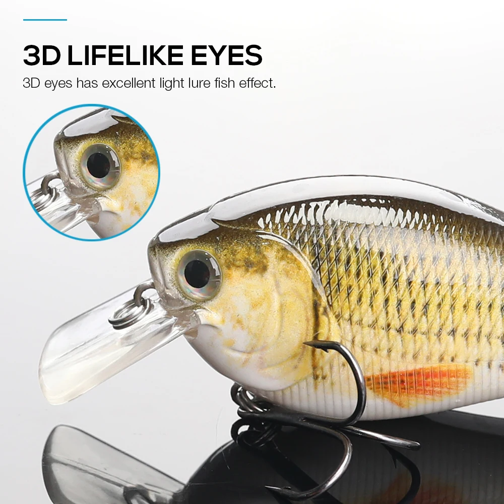 7 см 15 г Высокое качество Swimbait Crankbait жесткая приманка для рыбалки с 3d глазами Япония плавающий Поппер рыболовные воблеры хорватское яйцо