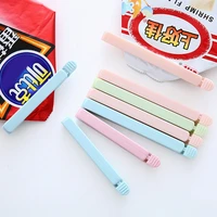 5 pcs 121 5cm portable food snack seal sealing bag clips colorful eco friendly kitchen gadgets home storage organization tools