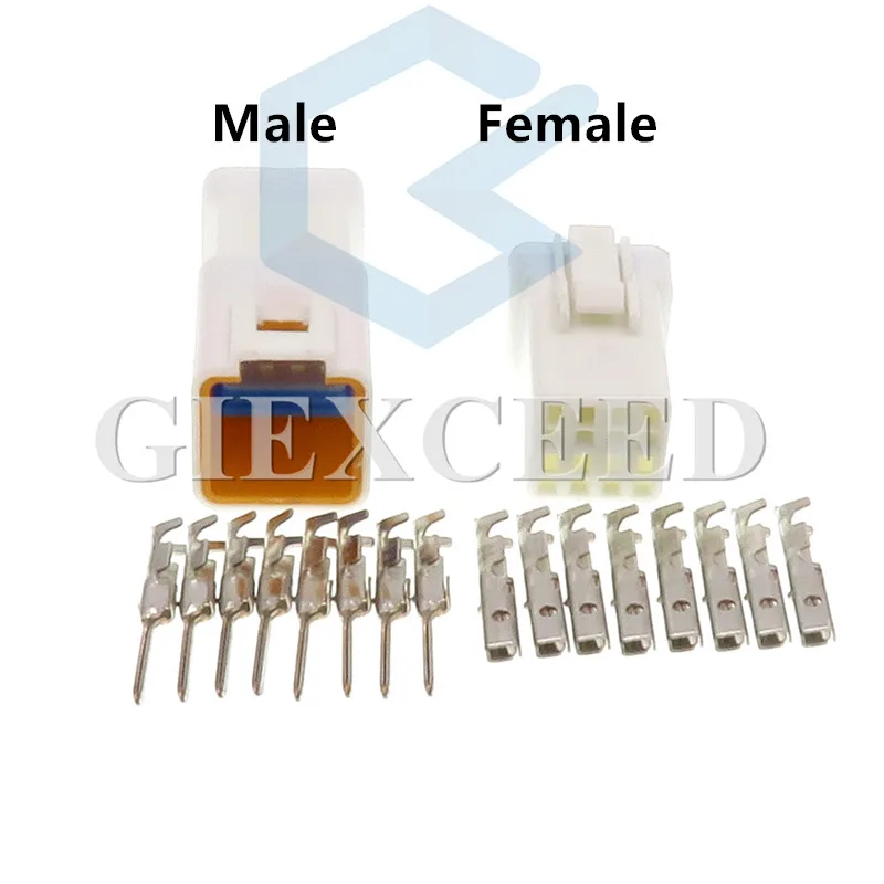 2 комплекта 8 Pin 08R-JWPF-VSLE 08T-JWPF-VSLE водонепроницаемый разъем для кабеля зеркала