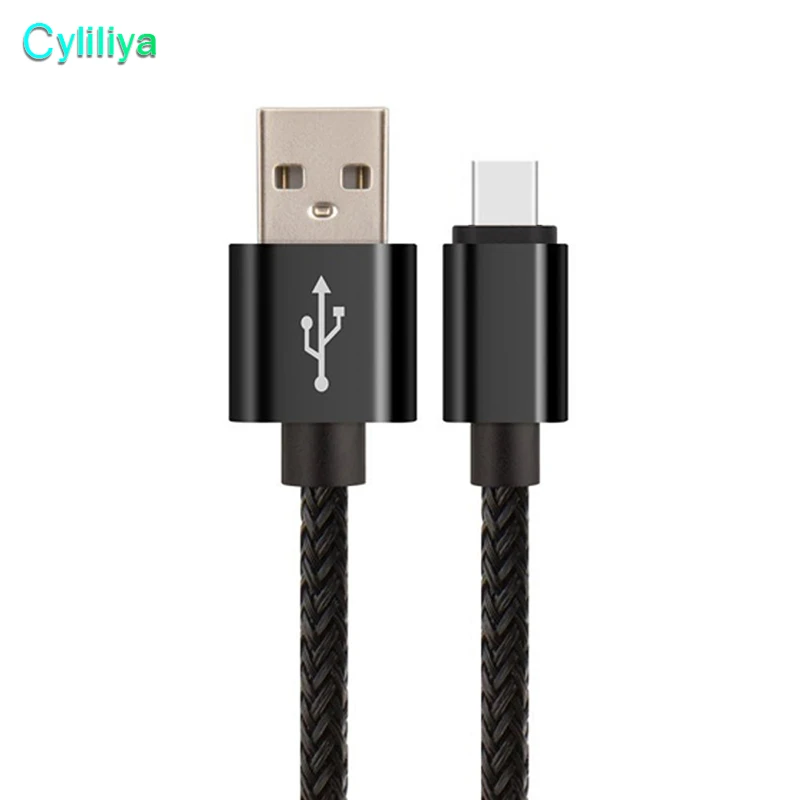 300 шт. Плетеный текстильный кабель Micro USB 1 м 3 фута 2 для зарядки сотовых телефонов