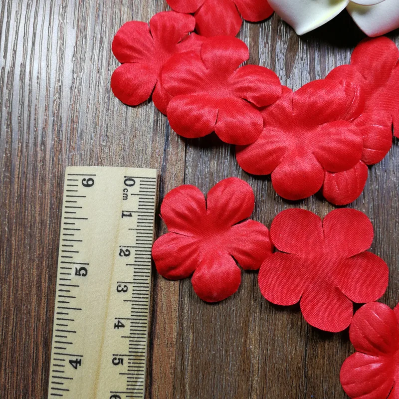 200 шт./лот 2 см/3 см лидер продаж белый/фиолетовый/красный цветок лепестки ручной