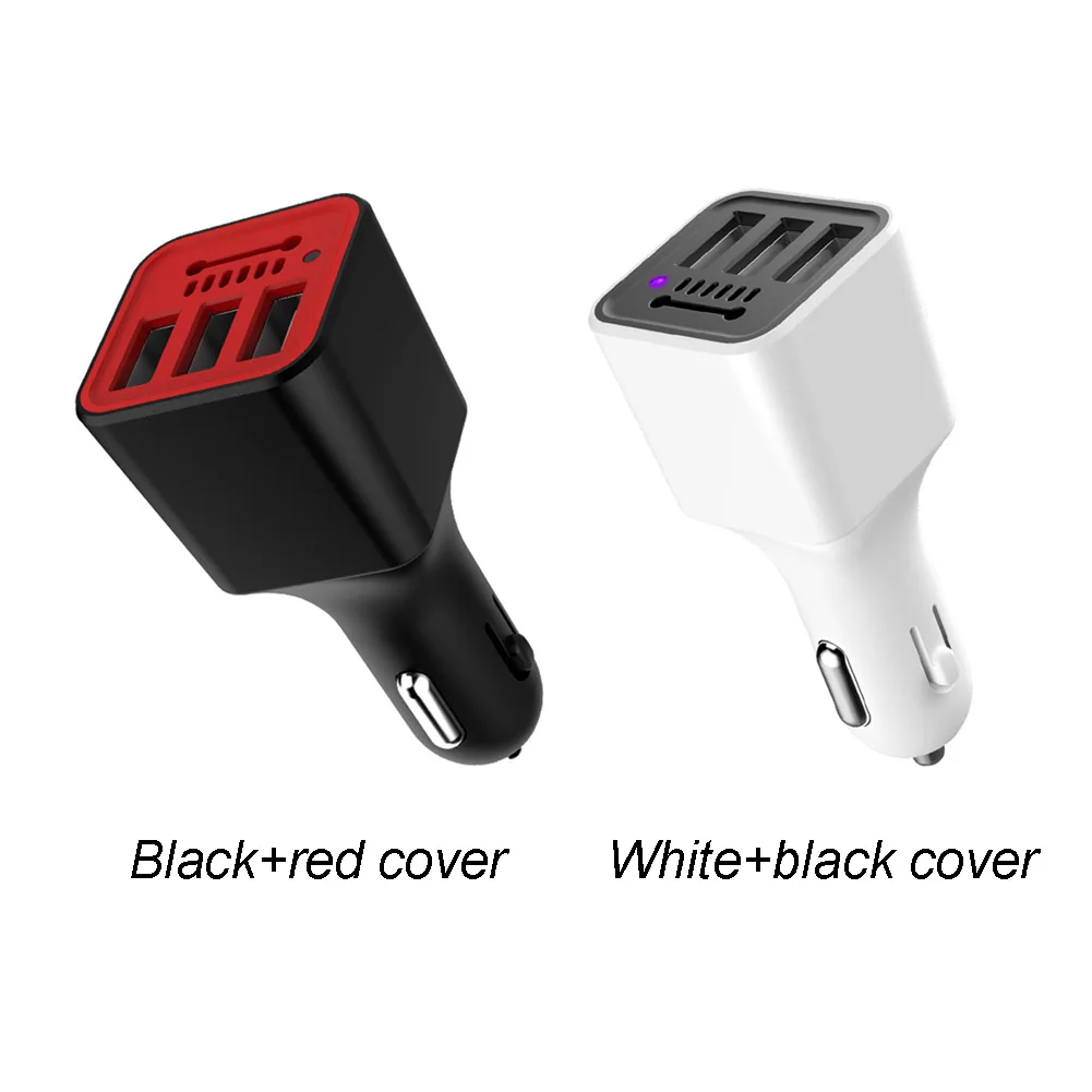 Multifunctional Vehicle Adapter Oxygen Generator Cleaner Negative Ion Ionizer Lighter Socket 3 USB Port Air Purifier Car Charger |
