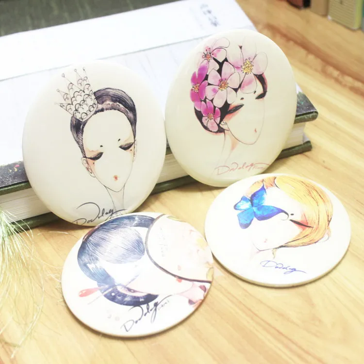 30 шт./лот Queens серии косметическое зеркало/прелестные женские макияж карманный