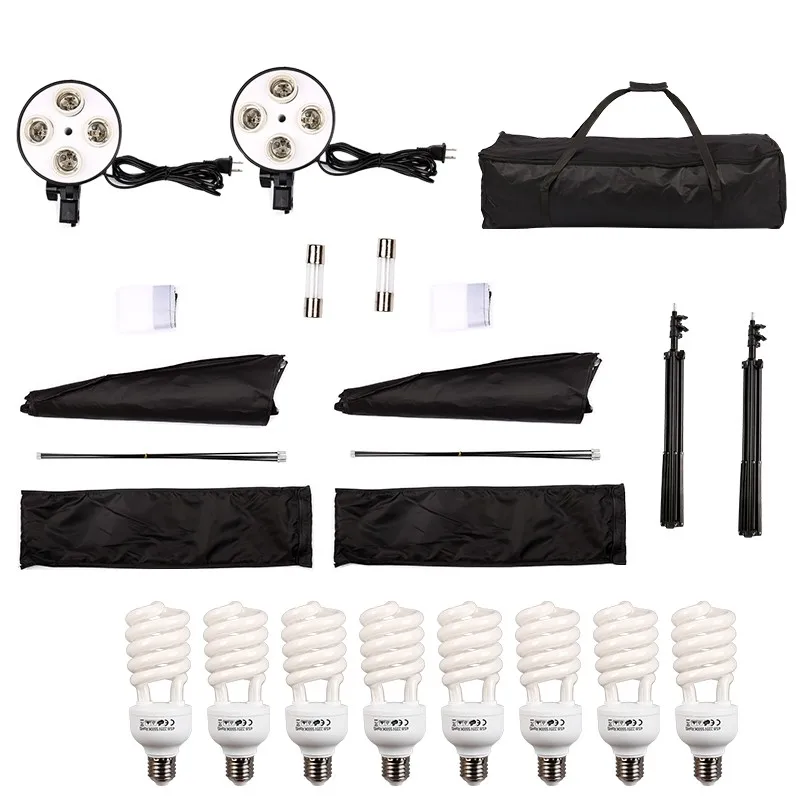 Фотостудия светильник ing Kit с 2*софтбоксом/2*4в1 патрон лампы/8*45 Вт лампы/2* светильник стенд/1* сумка для переноски