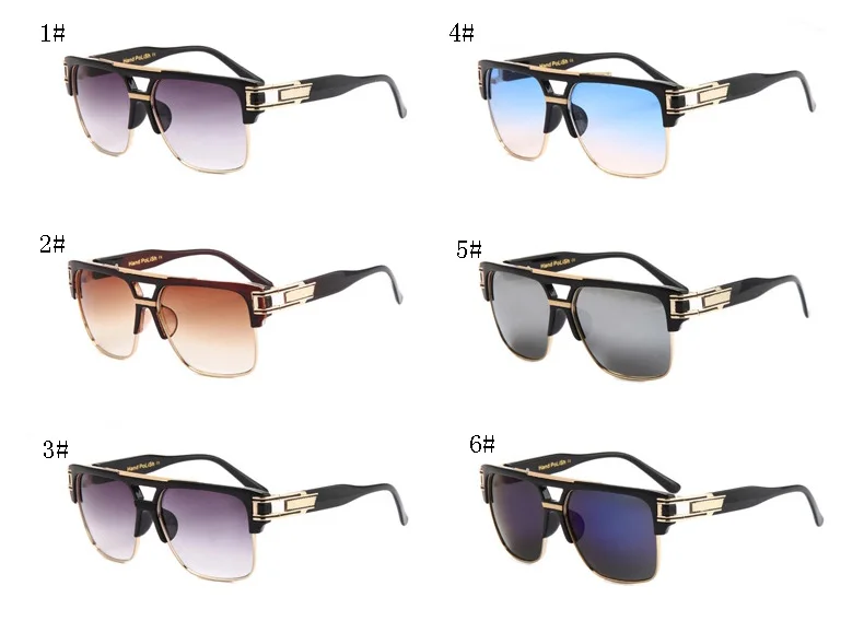 Square Cool Sunglasses For Men Women Retro Colorful Reflective Sun Glasses Gafas Oculos De Sol Feminino Masculino 1YJ222 | Аксессуары