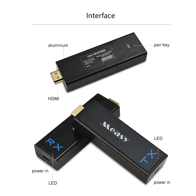 W2H нано беспроводной удлинитель 1080P 3D HDMI 7 1 HD аудио видео алюминиевый 30 м 100 футов