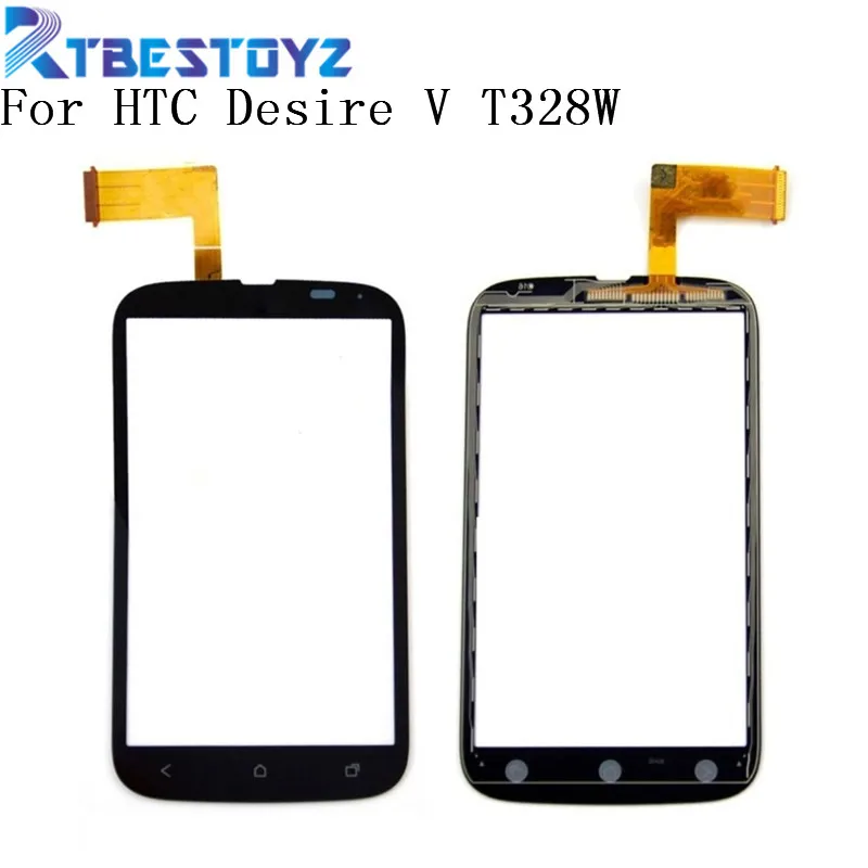 RTBESTOYZ 4.0inch Touch Screen Front Glass Digitizer Lens Sensor Parts Tools Repair For HTC Desire V T328W | Мобильные телефоны и