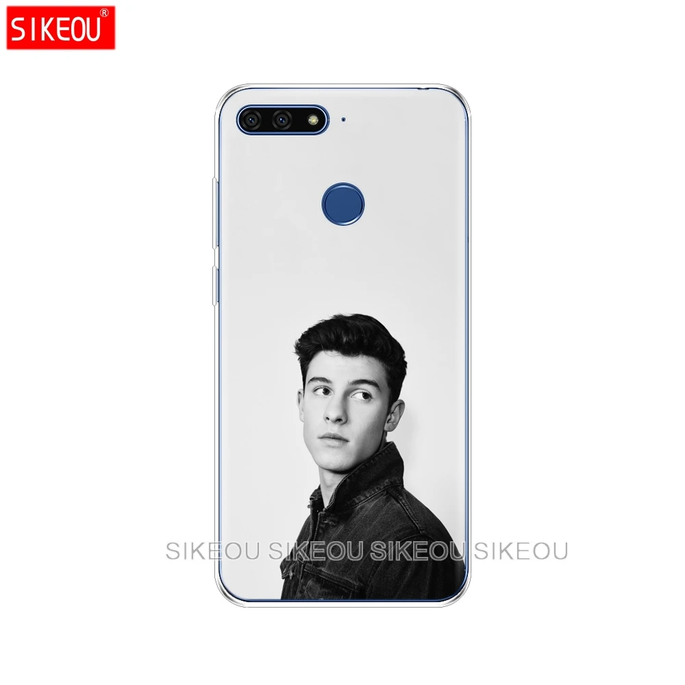 Силиконовый чехол для телефона Huawei Honor 7A PRO 7C Y5 Y6 Y7 Y9 2017 2018 Prime Shawn Mendes Magcon