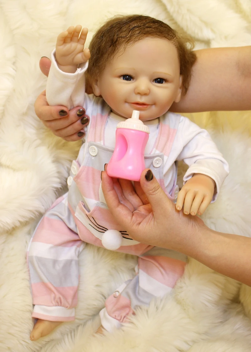 50 см силиконовая кукла Reborn Детская Playmate подарок для девочек 20 дюймов Bebe Alive мягкие
