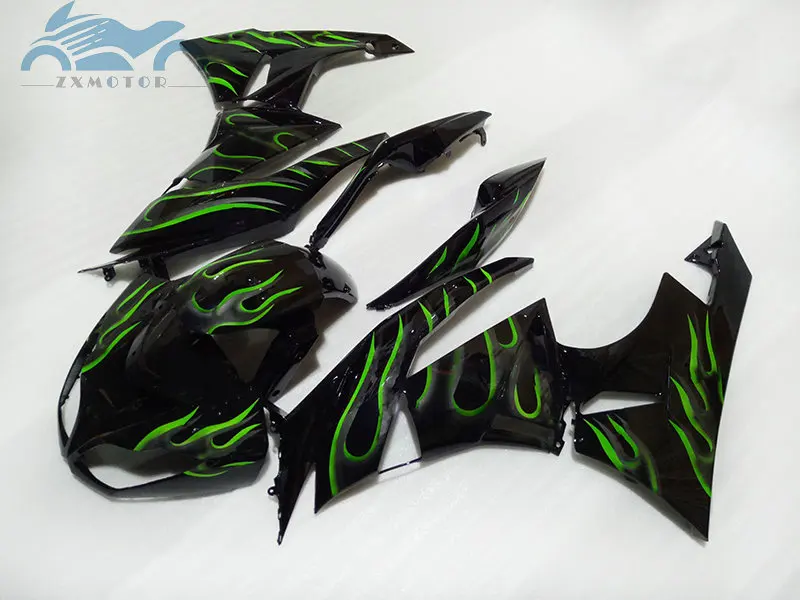 Пользовательские обтекатели комплект для KAWASAKI Ninja ZX6R 2009 2010 2011 2012 ABS спортивные