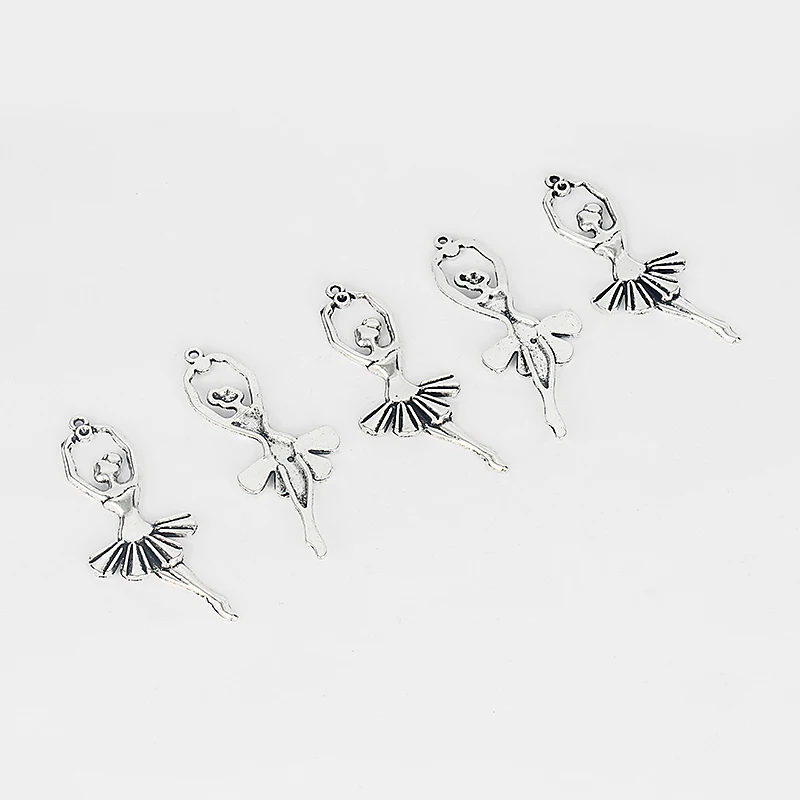 10 шт. Танцующая планета танцовщица балетки кулон ожерелье ювелирные изделия|charm