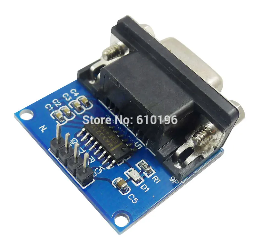 MAX3232 RS232 в TTL Серийный порт конвертер Модуль DB9 разъем MAX232 |