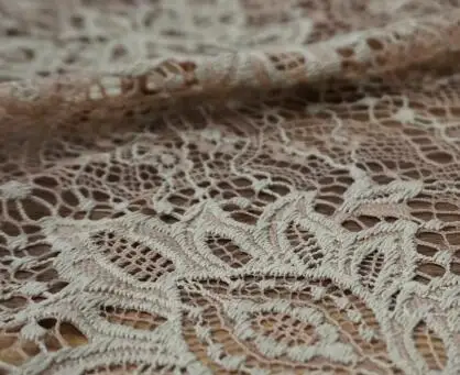 Special color Новые и уникальные женские длинные платья из кружевного материала в европейском стиле! 2 ярдов/партия, хорошее качество, кружевная ткань бежевого цвета - Цвет: Special color