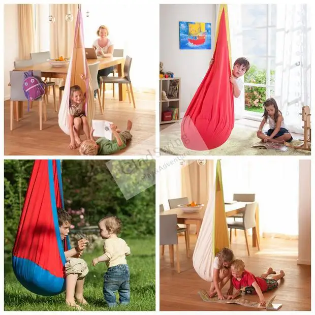 Крытый Открытый Висячие детские качели детский надувной гамак для взрослых и