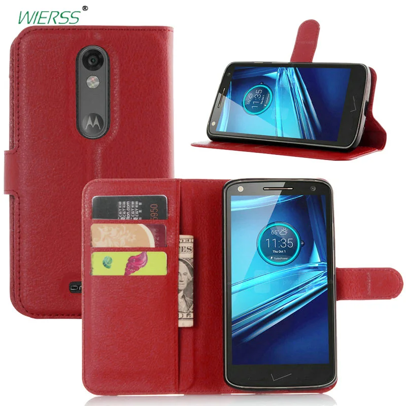 Роскошный кожаный чехол кошелек с откидной крышкой для Motorola Moto X Force XT1581 XT1580 5 4 "