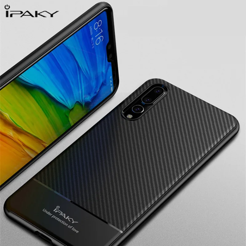 Чехол для huawei P20 lite ipaky Мягкая силиконовая задняя крышка Huawei pro чехол p20 P 20 nove 3E
