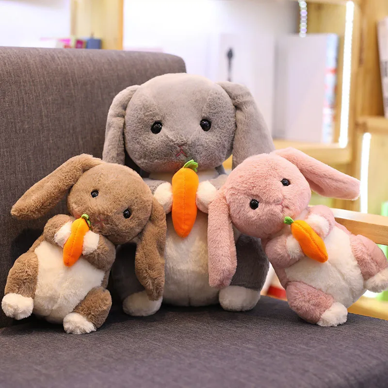 20 Вт 30 см новые comingcute Holding с аппликациями в виде кролика и морковки мягкие игрушки