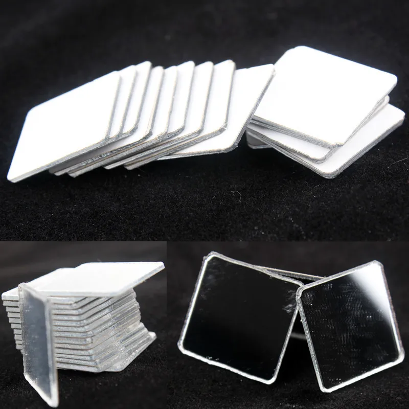 100 шт. акриловая квадратная мозаичная настенная наклейка 3d зеркальные наклейки