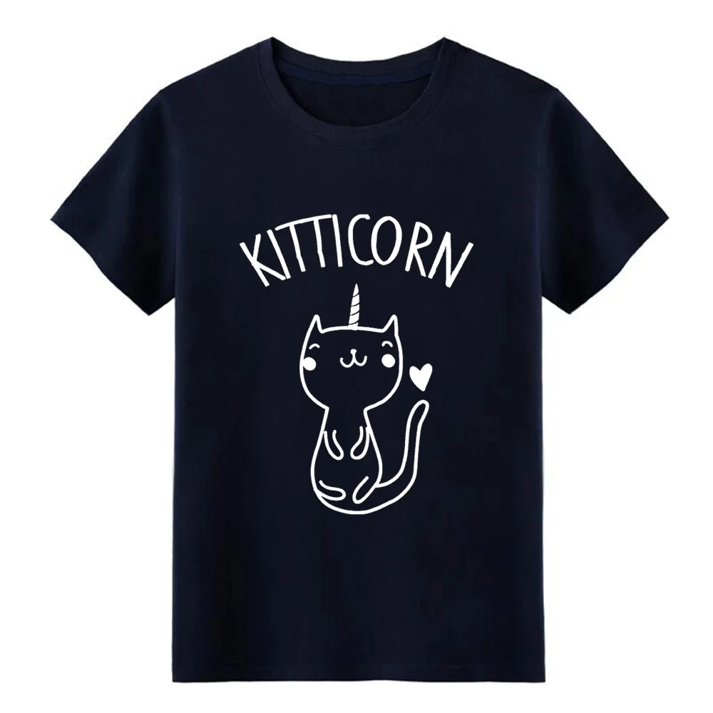 Подарок с котом идея kitticorn kitty котенок футболка для мужчин и женщин Мужская
