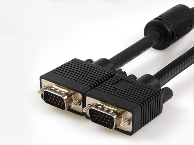 1 Piece 3 meter PC Computer Monitor Male to 15 Pin VGA M/M Cable Cord Black for TV SVGA analog 1920 x 1080p | Компьютеры и офис