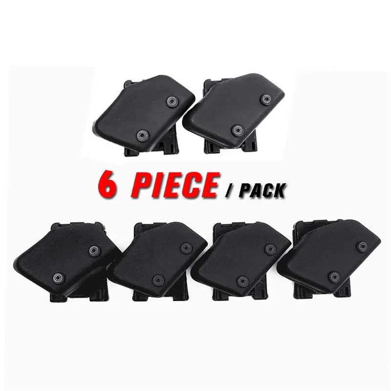 6PCS-BK TB-FMA IPSC мульти-угол скорости чехол IPSC Регулировка пластиковый подсумок стрельба конкурент шутер скорость Маг кобура - Цвет: 6PCS-BK