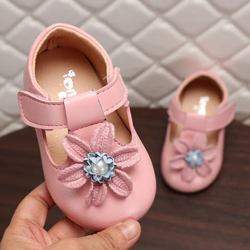 CUZULLAA/модная детская обувь с Т-образным ремешком и жемчужинами для девочек