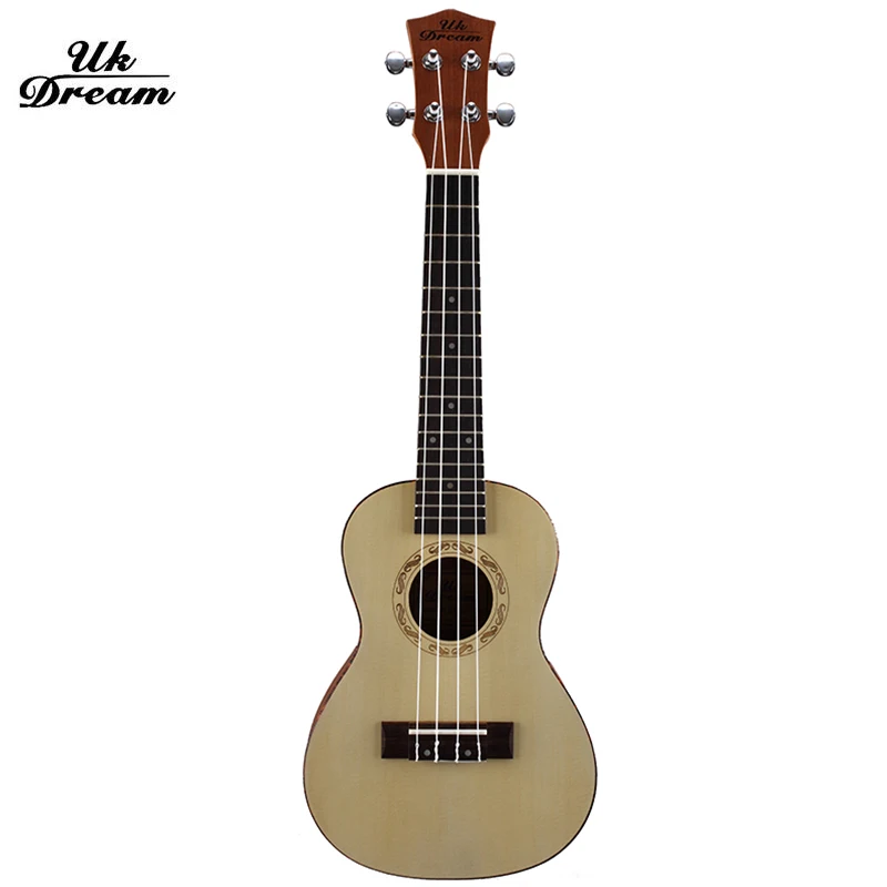 Укулеле 23 дюйма сопрано маленькая гитара из розового дерева четыре струны 15