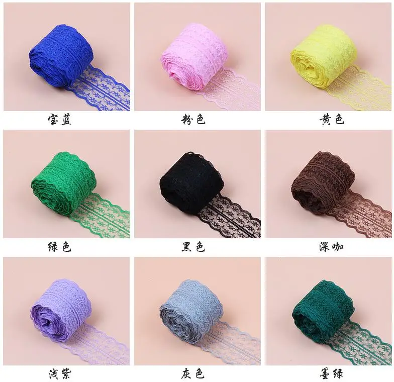 4 5 см красочные неэластичные кружевные обрезные украшения для свадьбы дня