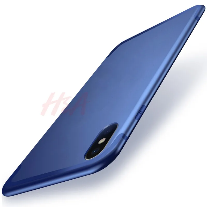 Синий H& A Роскошный чехол s для iPhone XS Max чехол XS XR X 10 силиконовый чехол для Apple iPhone XSmax мягкие чехлы из ТПУ протектор - Цвет: Синий