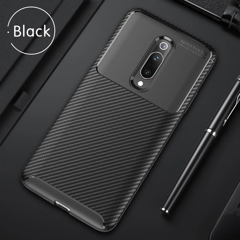 Чехол для Xiaomi Mix 3 чехол Mi8 lite текстура углеродного волокна Противоударная мягкая