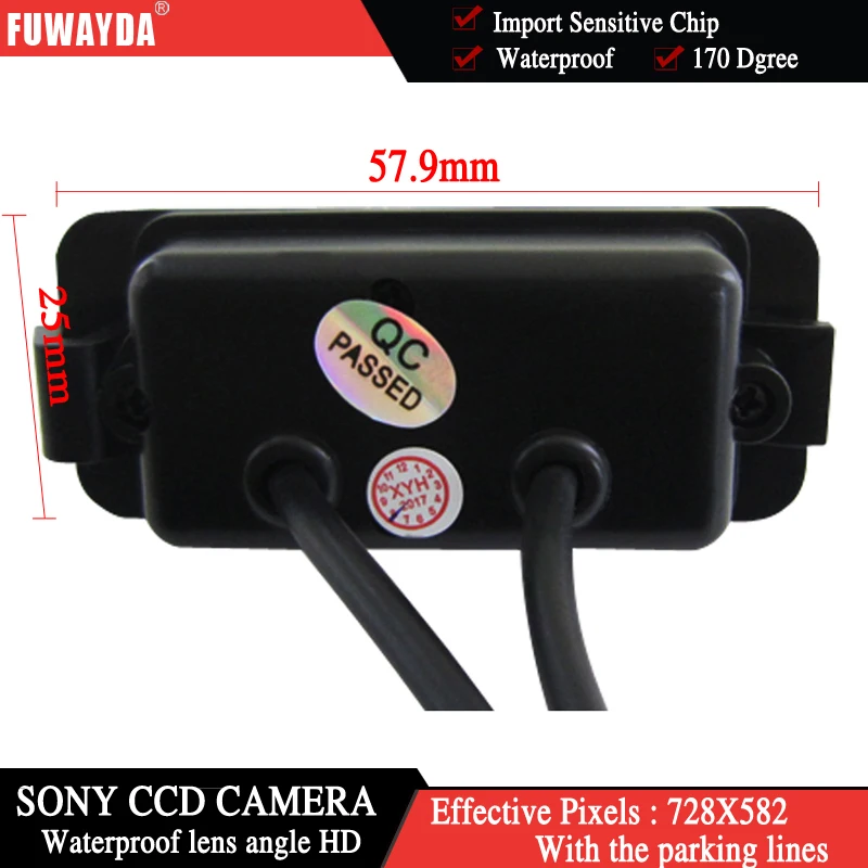 Автомобильная камера заднего вида FUWAYDA для камеры SONY FORD MONDEO/FIESTA/KUGA/FOCUS (2 каретки)/S