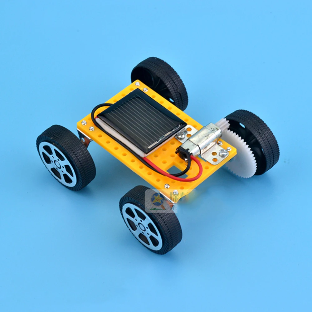 Творческие дети раннее образование DIY Солнечная энергия автомобиль научный