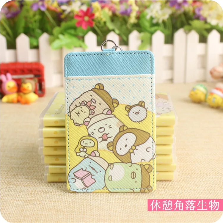 W 1 шт. мультфильм my melody little, две звезды, искусственная кожа, карта для кредитных карт, автобусная карта, коллекция для девочек - Цвет: W