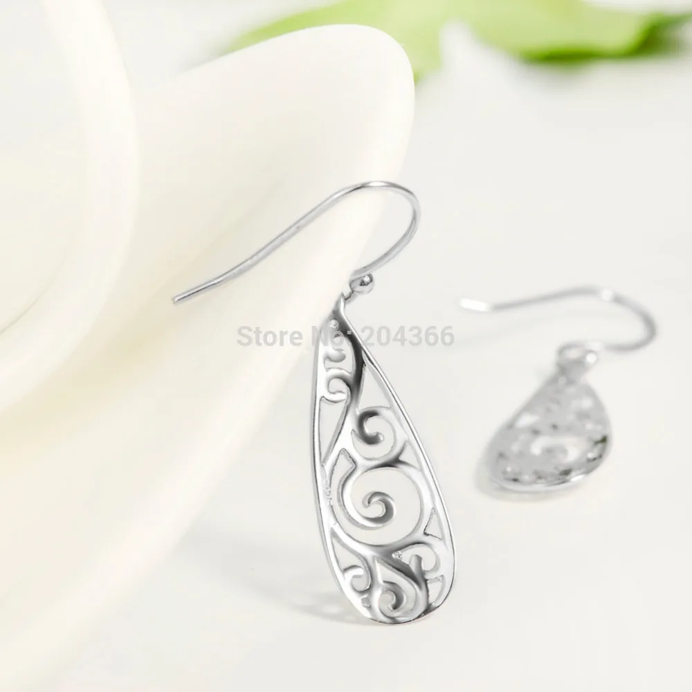 Женские Висячие серьги из серебра 925 пробы GNE9376|filigree teardrop earrings|teardrop earringsearrings for |