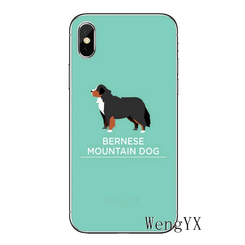 Бернская горная собака для Apple iPhone 8 7 plus 6s 6 plus X XR XS Max SE 5s 5c 5 4s 4 TPU мягкий чехол для телефона