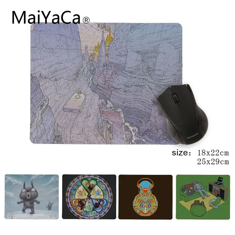 MaiYaCa Cool New Anti-slip Natural Rubber Beautiful Mouse Mat Size f25x29cm 18x22cm Mousemats | Компьютеры и офис