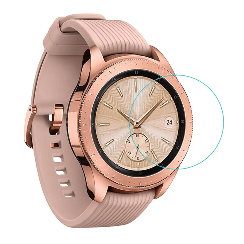 Transparent Для samsung Galaxy Watch 46 мм 42 мм закаленное стекло - Цвет: Transparent