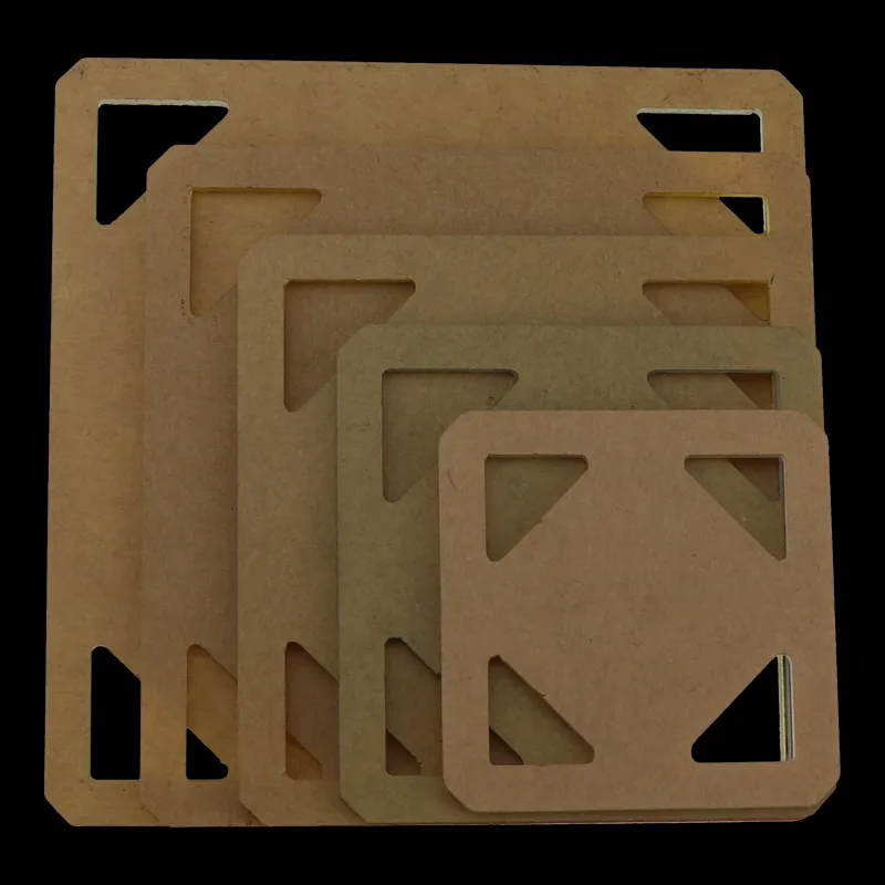 square Высокое качество DIY ткань акриловое одеяло и круг Лекало для пэчворка линейка - Цвет: square