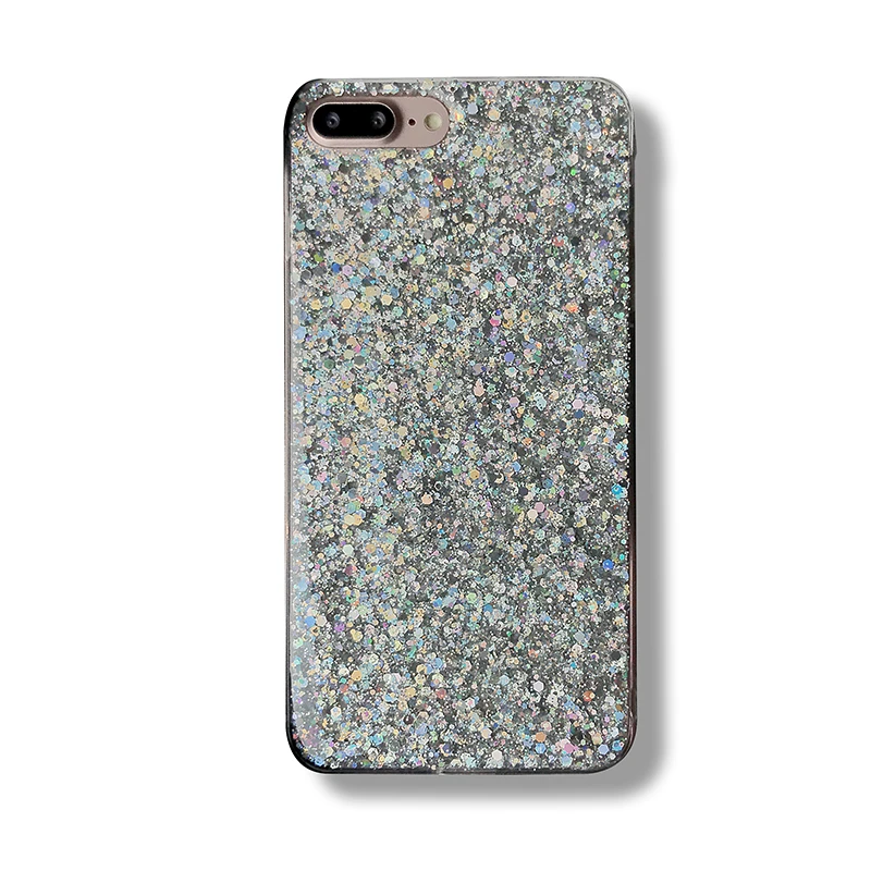 For iPhone X 10 Simple Ultrathin Shine Bling Scale Case 5 5S SE 6 6s Plus 7 8 Back Soft Tpu Silicon | Мобильные телефоны и