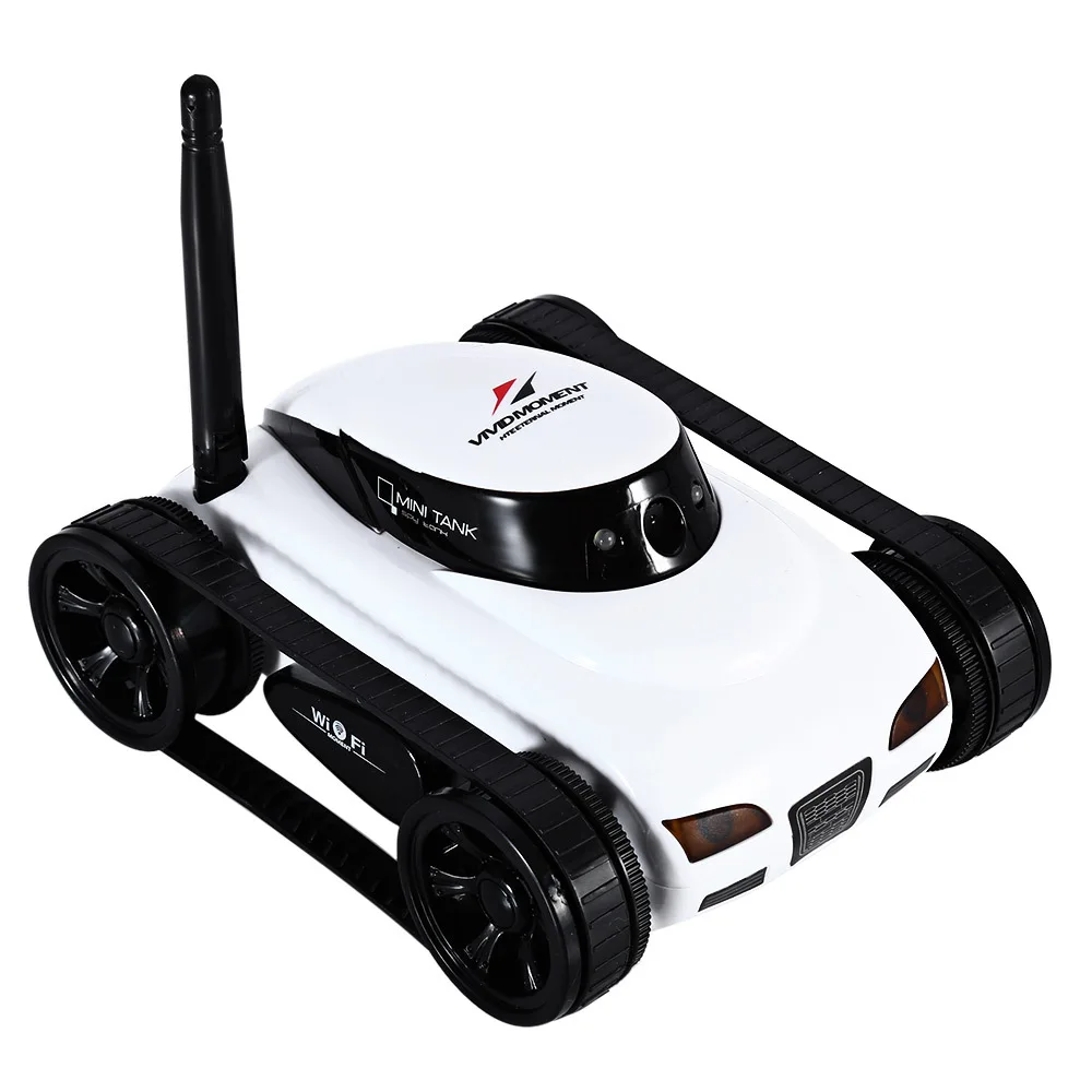 Новый Радиоуправляемый автомобиль с камерой wifi мини танк 0.3MP HD камера Пульт
