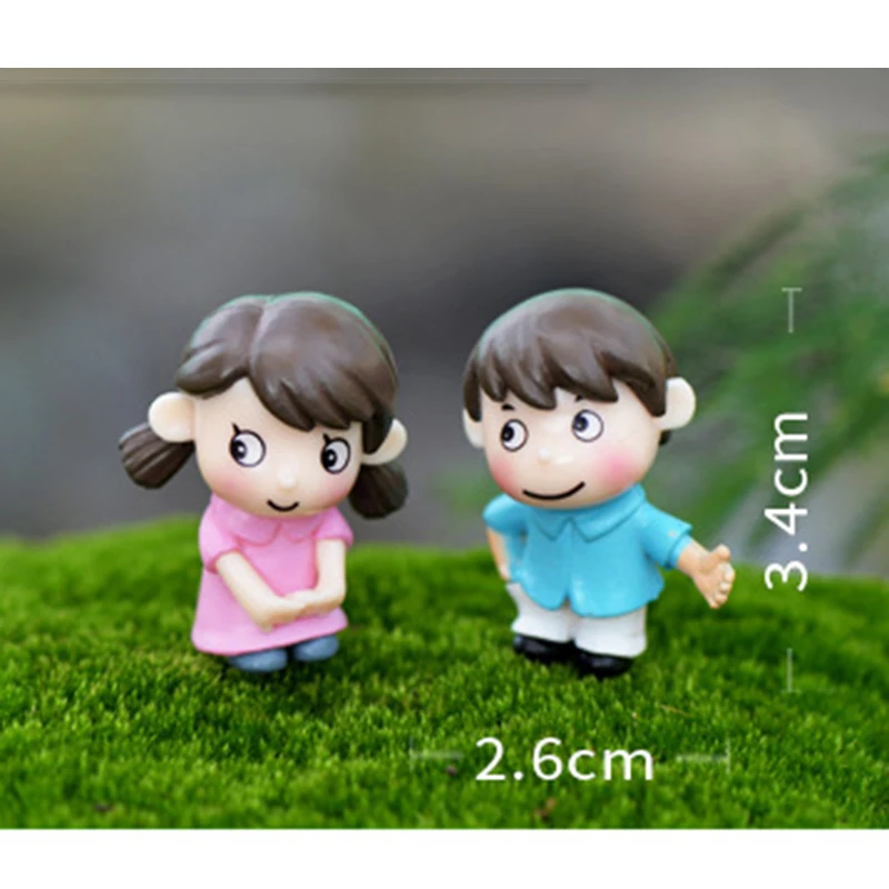 2 шт. домашний декор миниатюрная сказочная садовая фигурка полимерные украшения