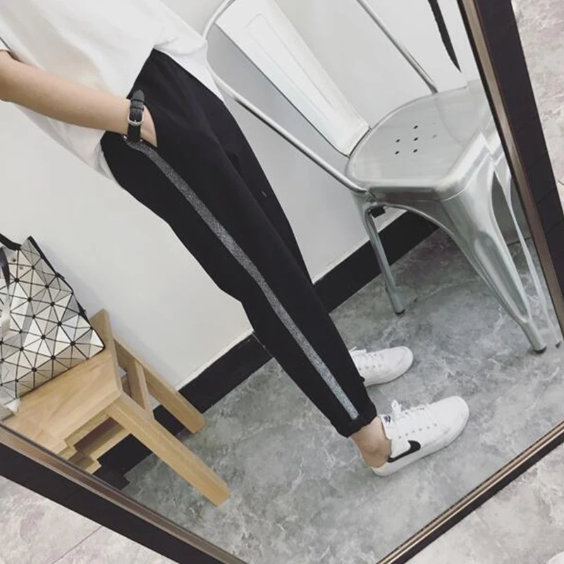 Длинные штаны для отдыха женские летняя и весенняя женская одежда двойные