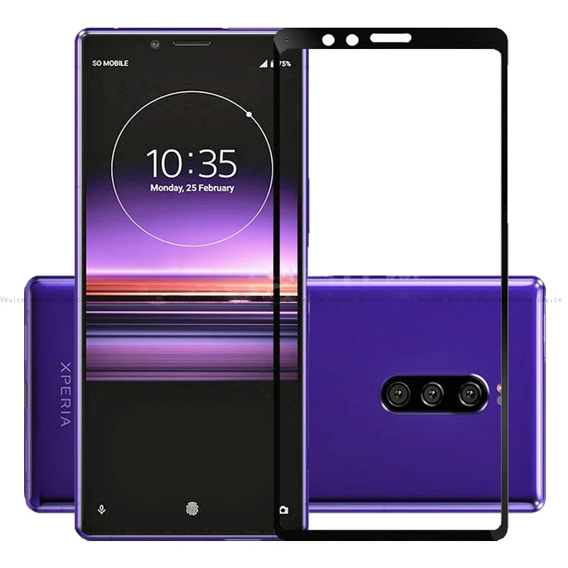 Закаленное стекло с полным покрытием для Sony Xperia L3 XZ4 XA3 Защита экрана 10 1 I3312 I4312 I4332
