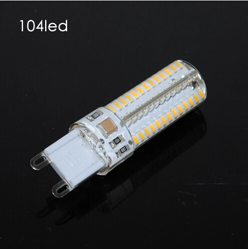 Мини Хрустальный светодиодный светильник G9 SMD3014 104 светодиоды Светодиодные лампы