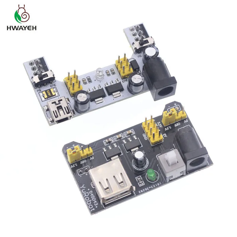 MB102 макет Питание модуль MB 102 3 V 5V Solderless макетная плата ForDIY Напряжение